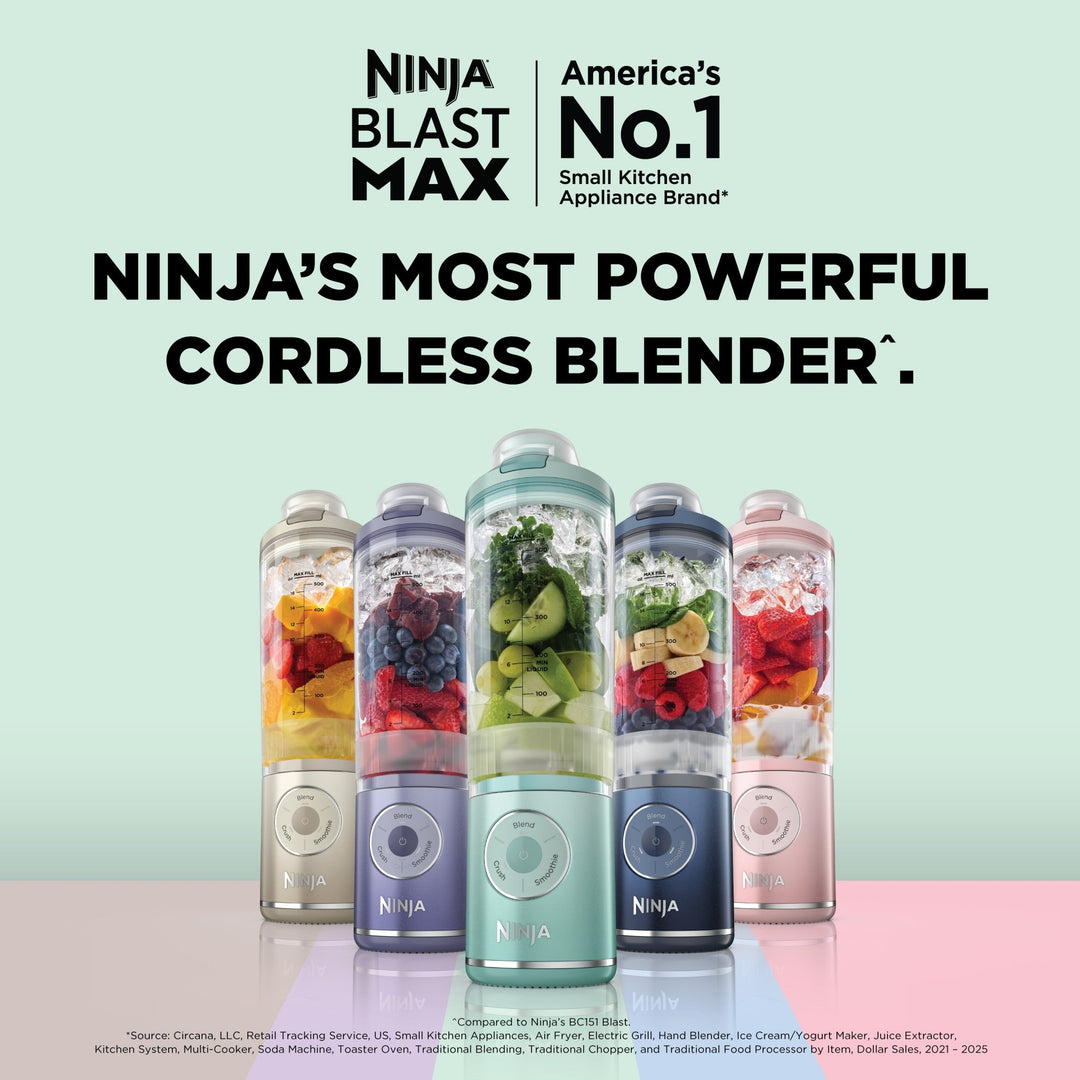 Ninja BC - 251SMNV Blast Max Portable Blender Navy | TBM Online