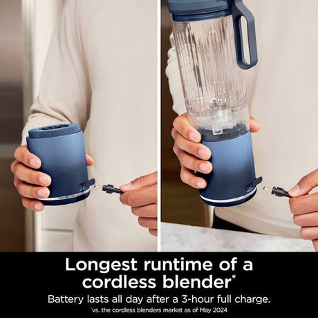 Ninja BC - 251SMNV Blast Max Portable Blender Navy | TBM Online