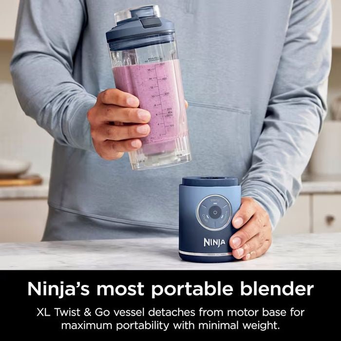 Ninja BC - 251SMNV Blast Max Portable Blender Navy | TBM Online