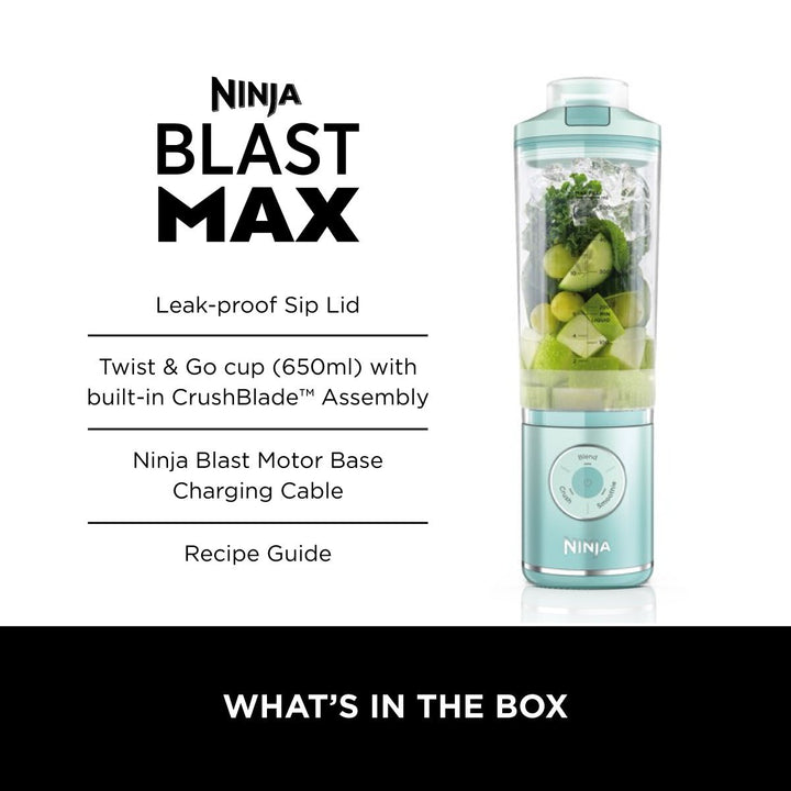 Ninja BC - 251SMNV Blast Max Portable Blender Navy | TBM Online
