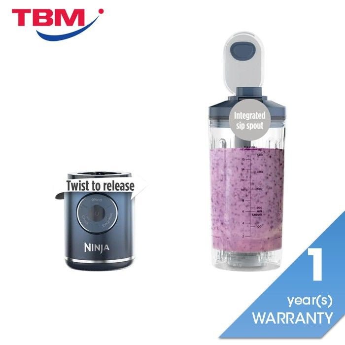 Ninja BC - 251SMNV Blast Max Portable Blender Navy | TBM Online