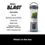 Ninja BC151 BLACK Blast Portable Blender 0.79kg Black | TBM Online