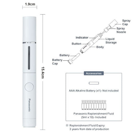 Panasonic DL - SP006EN - W Portable Sterilization Spray | TBM Online