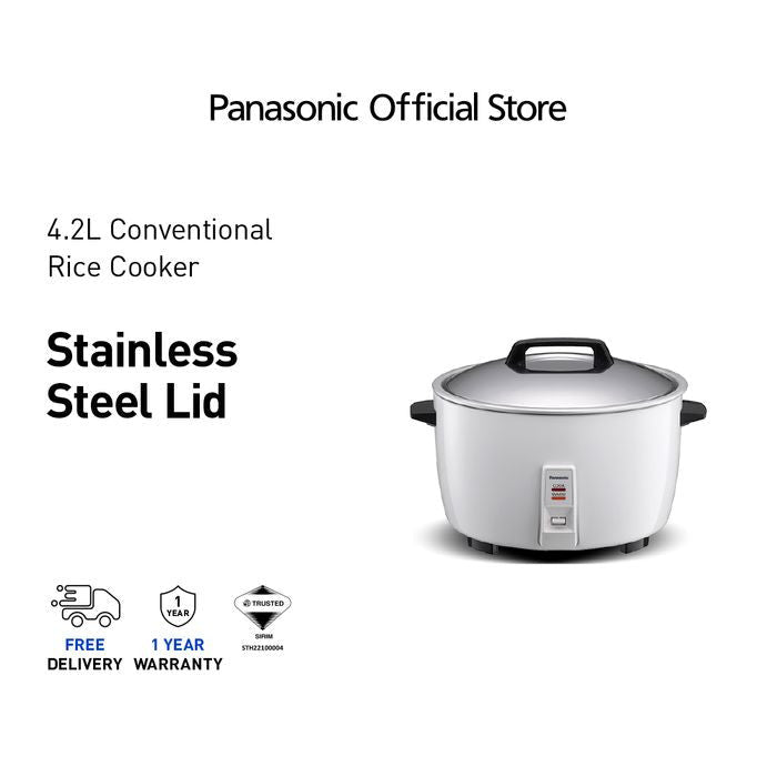 Panasonic SR - GA421WSKN Conventional Rice Cooker 4.2L White | TBM Online