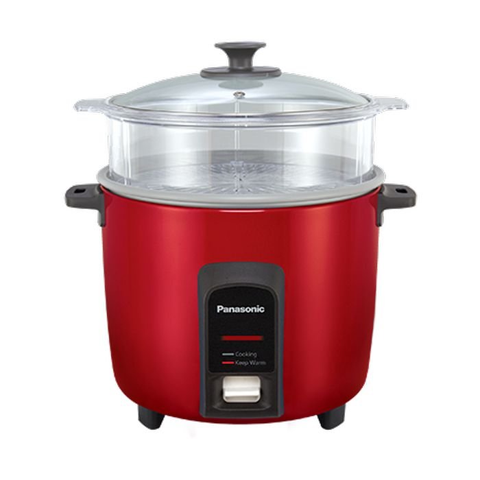 Panasonic SR - Y22FGJRSK Conventional Rice Cooker 2.2L Dish Seperator Red | TBM Online