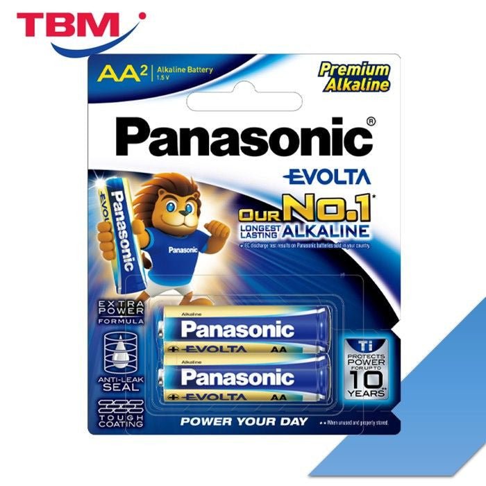 Panasonic LR6EG/2B Battery AA - Size Alkaline | TBM Online