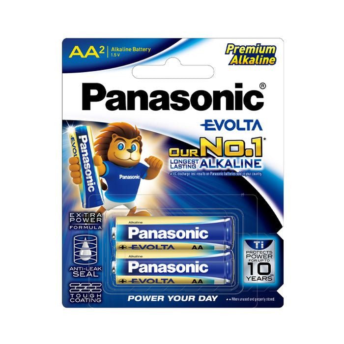 Panasonic LR6EG/2B Battery AA - Size Alkaline | TBM Online