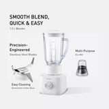 Panasonic MX-EP5112WSK 1.5L Blender Wet & Dry Mil Safety Lock And Thermal Cut Off Safety White | TBM Online