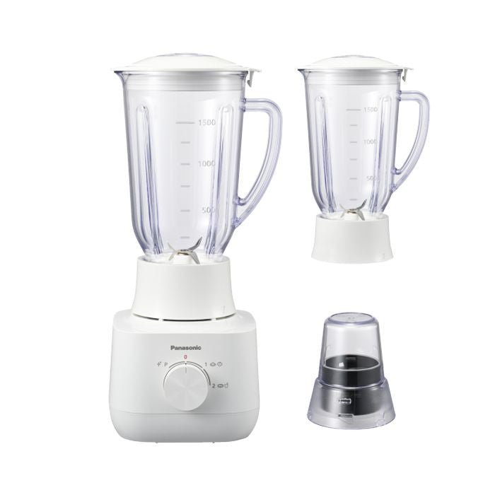 Panasonic MX - EP5171WSK Blender Twin Jar Wet & Dry Mil 1.5L 450W White | TBM Online