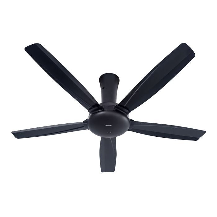 [CLEARANCE][Display Set] Panasonic F - M14DZVBKH Ceiling Fan Bayu5 5 Blade Black | TBM Online