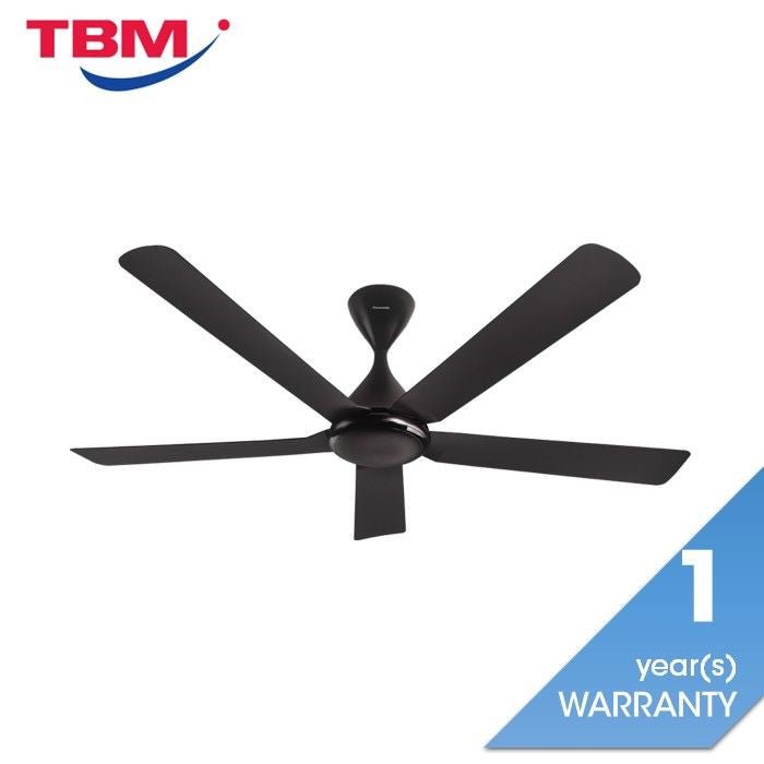 Panasonic F - M14JHVBKH 56” 5 Blades Bayu DC Motor Ceiling Fan Black | TBM Online