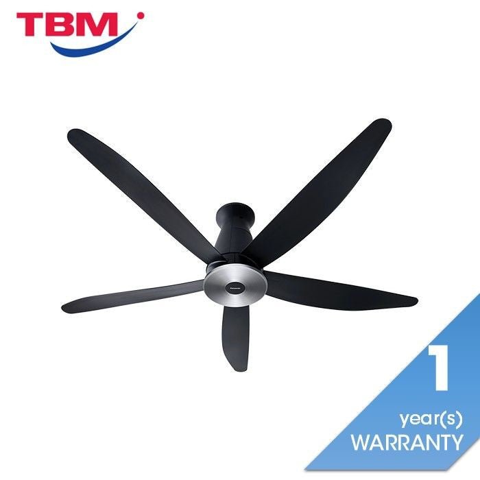 Panasonic F - M15EXVBKQH Ceiling Fan Aura 60" 5 Blades Short Pipe | TBM Online