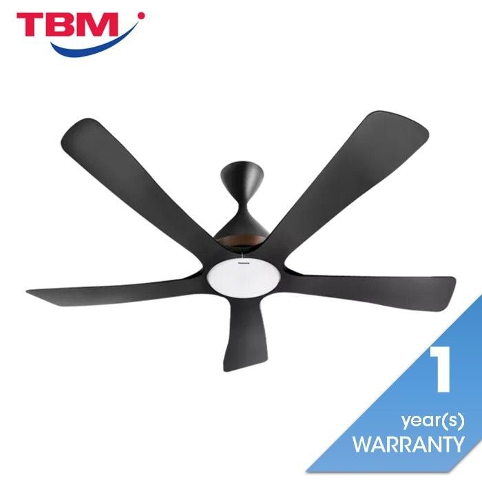 Panasonic F - M15GCVBKSH Ceiling Fan 60" 5 Blade LED WiFi | TBM Online