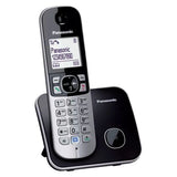 Panasonic KX - TG6812MLB Cordless Phone Expandable Black Twin | TBM Online