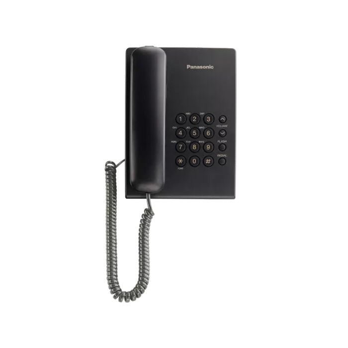 Panasonic KX - TS500MLB Single Line Phone SLT Black | TBM Online