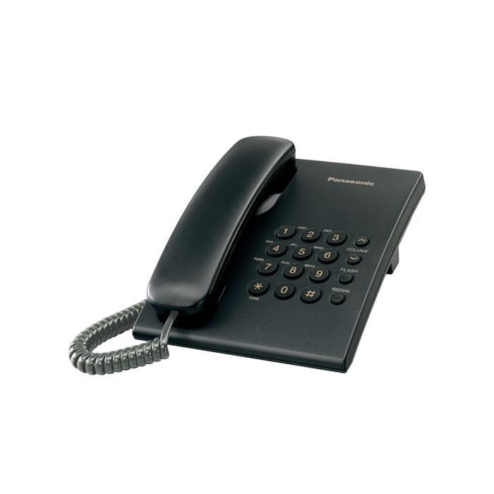 Panasonic KX - TS500MLB Single Line Phone SLT Black | TBM Online