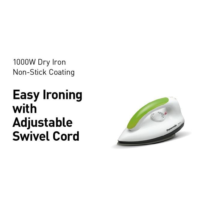 Panasonic NI - 317TXSK Dry Iron Non - Stick 0.9kg Green | TBM Online