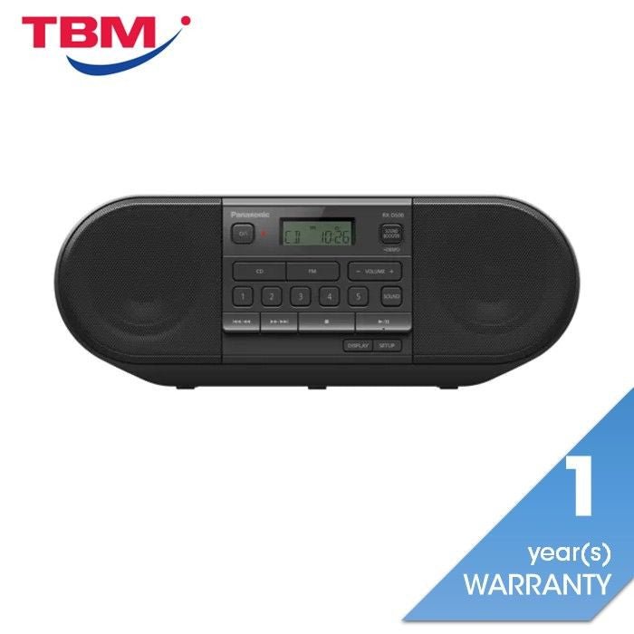 Panasonic RX - D500GSX - K CD Radio Cassette | TBM Online