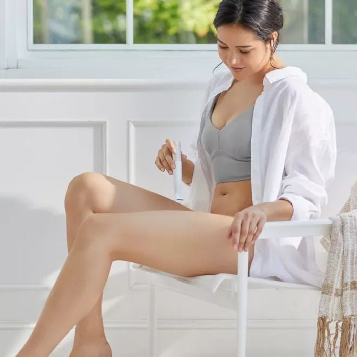 Panasonic ES - WV62BH200 Bikini Trimmer & Shaver Gentle And Smooth Finishing White | TBM Online