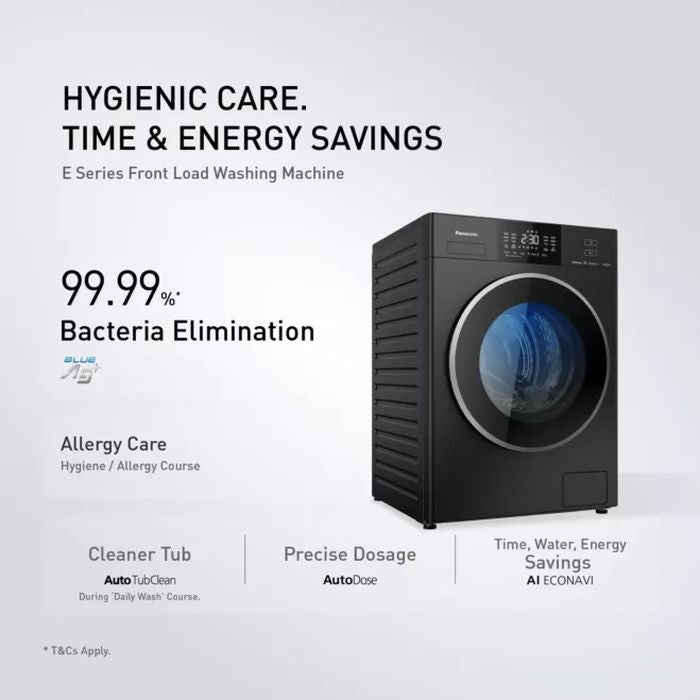 Panasonic NA - 25CEW1BMY Front Load Washer 12.5kg | TBM Online