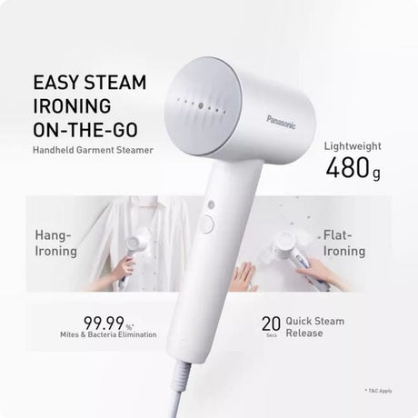 Panasonic NI - GHD021WSK Handheld Garment Steamer 1300W | TBM Online