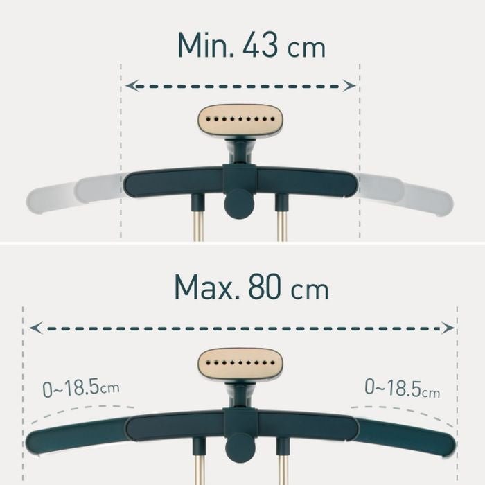 Panasonic NI - GWG090GSK Garment Steamer With Expandable Hanger 7.4kg Green | TBM Online