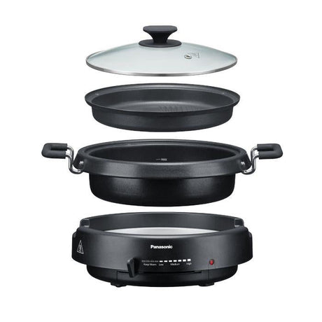 Panasonic NF-MF701KSK Electric Hot Pot With Grill 3.5L 2-in-1 Versatile Cooking | TBM Online
