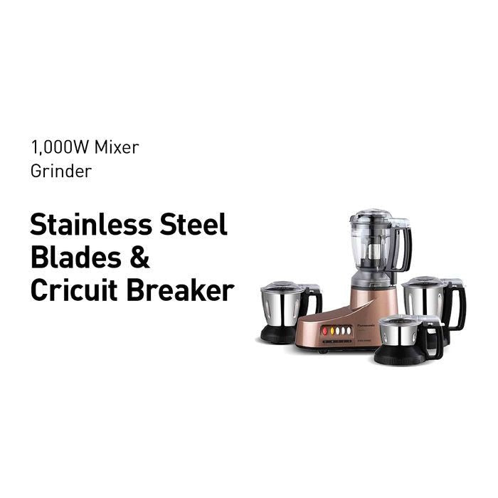 Panasonic MX - AC400TSK Mixer Grinder 550W Energy Efficiency Motor Bronze | TBM Online