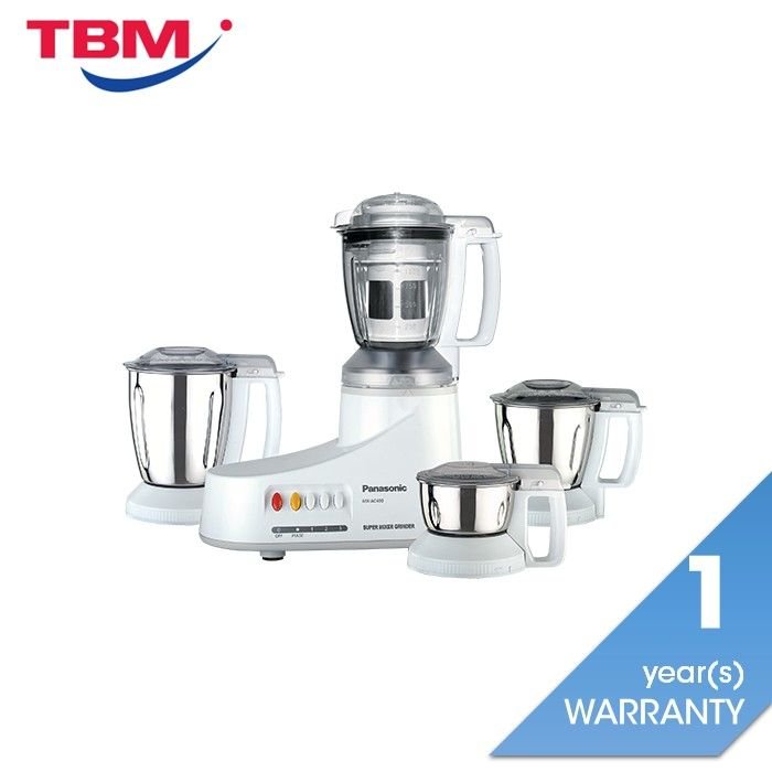 Panasonic MX - AC400W Mixer Grinder 350W Heavy Duty Motor White | TBM Online