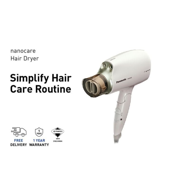 Panasonic EH - NA45 - W655 Hair Dryer Nanocare 1600W White | TBM Online