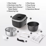 Panasonic SR - HFL103KSK Low Sugar Induction Heating Rice Cooker 1.0L | TBM Online