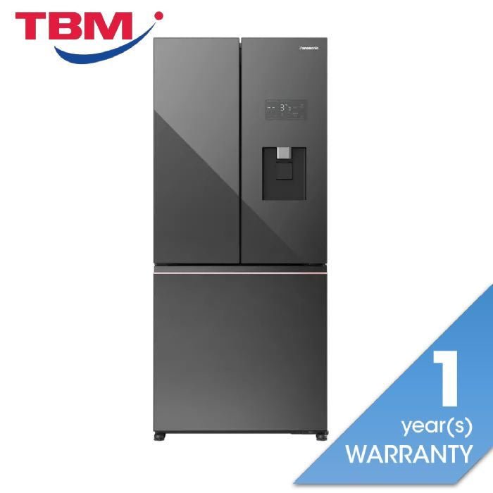 Panasonic NR - CW530XMMM 3 Doors Fridge Prime+ Dark Mirror Prime Freeze & Prime Fresh NanoEX G495L | TBM Online