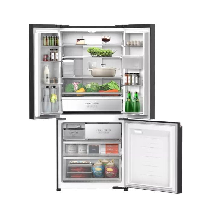 Panasonic NR - CW530XMMM 3 Doors Fridge Prime+ Dark Mirror Prime Freeze & Prime Fresh NanoEX G495L | TBM Online