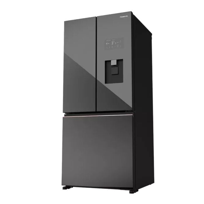 Panasonic NR - CW530XMMM 3 Doors Fridge Prime+ Dark Mirror Prime Freeze & Prime Fresh NanoEX G495L | TBM Online