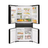 Panasonic NR - WY720ZMMM 6 Doors Fridge W900 Series Prime+ Glass 650L Dark Mirror | TBM Online