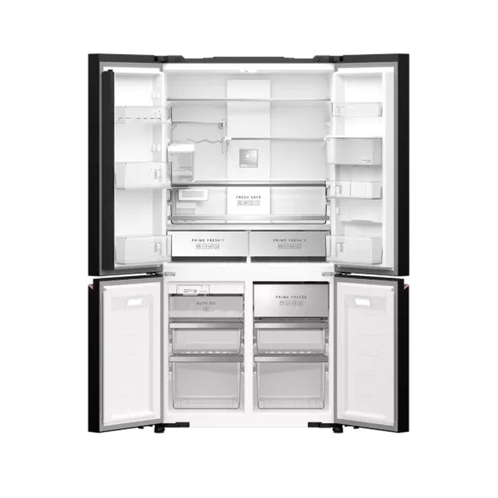 Panasonic NR - XY680YMMM 4 Doors Fridge W900 Series Prime+ Glass 621L Dark Mirror | TBM Online