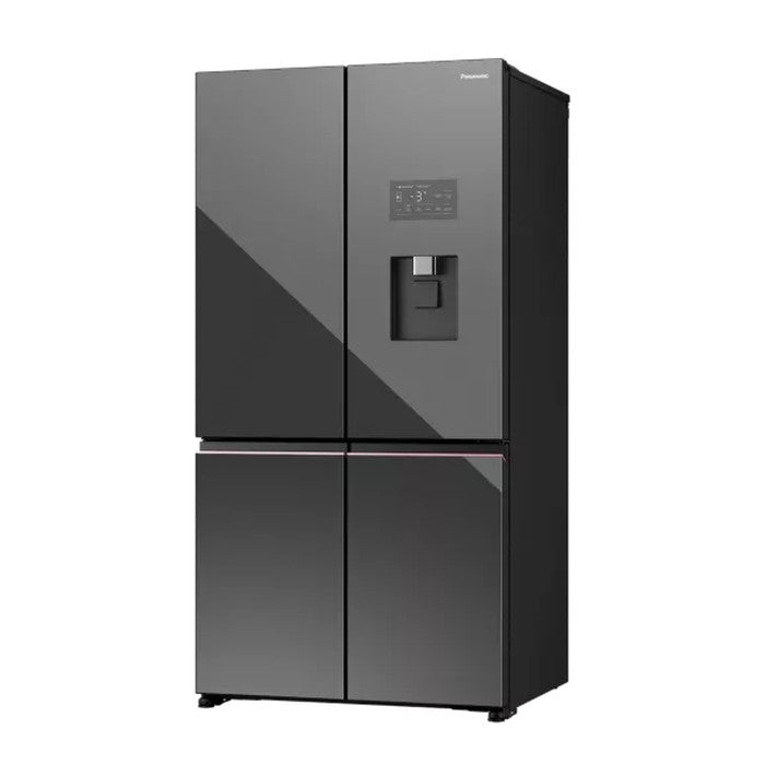 Panasonic NR - XY680YMMM 4 Doors Fridge W900 Series Prime+ Glass 621L Dark Mirror | TBM Online