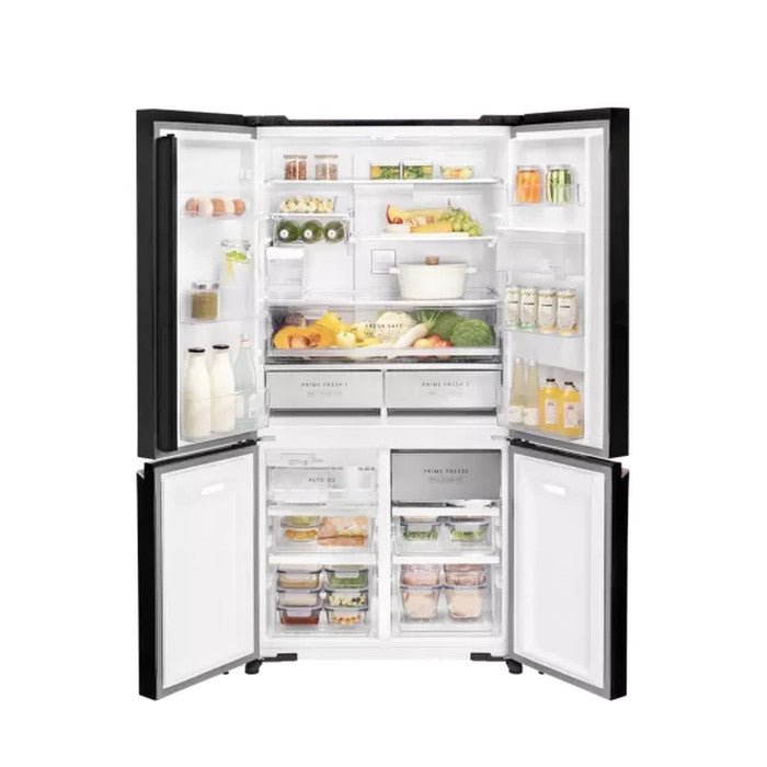 Panasonic NR - XY680YMMM 4 Doors Fridge W900 Series Prime+ Glass 621L Dark Mirror | TBM Online