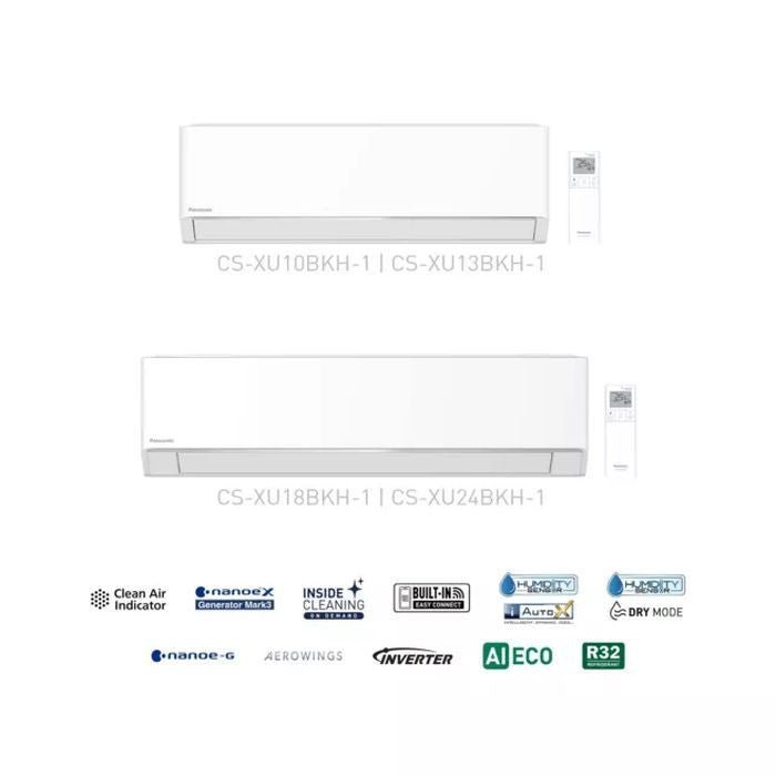[1.0HP][Inverter] Panasonic IN:CS - XU10BKH Air Cond 1.0HP X - Premium Inverter Built - In WiFi R32 | TBM Online