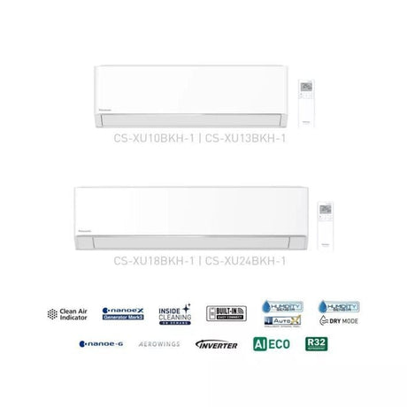 [1.0HP][Inverter] Panasonic IN:CS - XU10BKH Air Cond 1.0HP X - Premium Inverter Built - In WiFi R32 | TBM Online