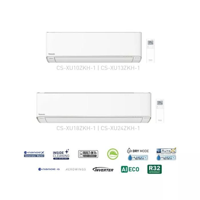 Panasonic IN:CS - XU24ZKH Air Cond 2.5HP X - Premium Inverter R32 | TBM Online