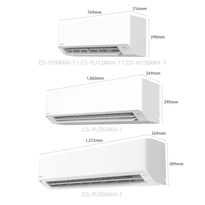 [2.5HP][Inverter] Panasonic IN:CS-YU24AKH Air Cond 2.5HP Eco Inverter R32 | TBM Online
