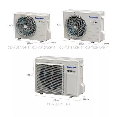 [2.5HP][Inverter] Panasonic IN:CS-YU24AKH Air Cond 2.5HP Eco Inverter R32 | TBM Online