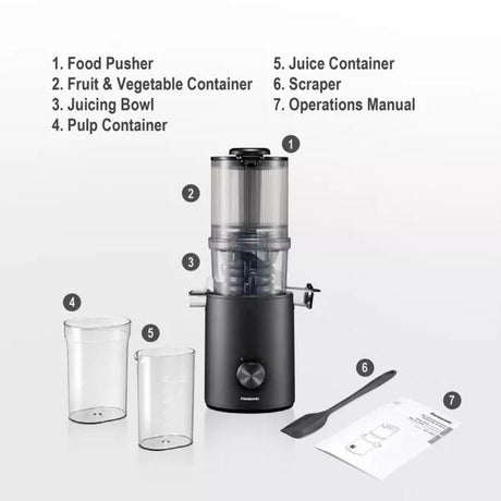 Panasonic MJ-L800KSK Slow Juicer 1.5L | TBM Online