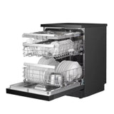 Panasonic NP-FMK16XEMY Free-Standing Dishwasher 60cm 15 Place Settings With Nanoex Black Finishing | TBM Online