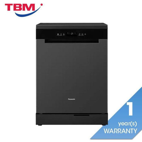 Panasonic NP-FMK16XEMY Free-Standing Dishwasher 60cm 15 Place Settings With Nanoex Black Finishing | TBM Online