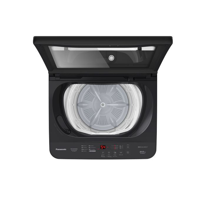 Panasonic NA - F85S11BRT Top Load Washer 8.5kg With LED Indirect Button Black | TBM Online