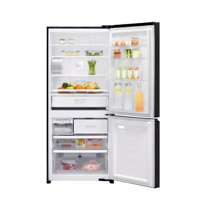 Panasonic NR - BW530HWKM 2 Door Fridge Prime Plus Black | TBM Online