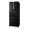 Panasonic NR - BX471WGKM 2 Doors Fridge Econavi Inverter BlueAG Prime Fresh+ G465L Glass Black | TBM Online