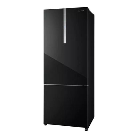 Panasonic NR - BX471WGKM 2 Doors Fridge Econavi Inverter BlueAG Prime Fresh+ G465L Glass Black | TBM Online